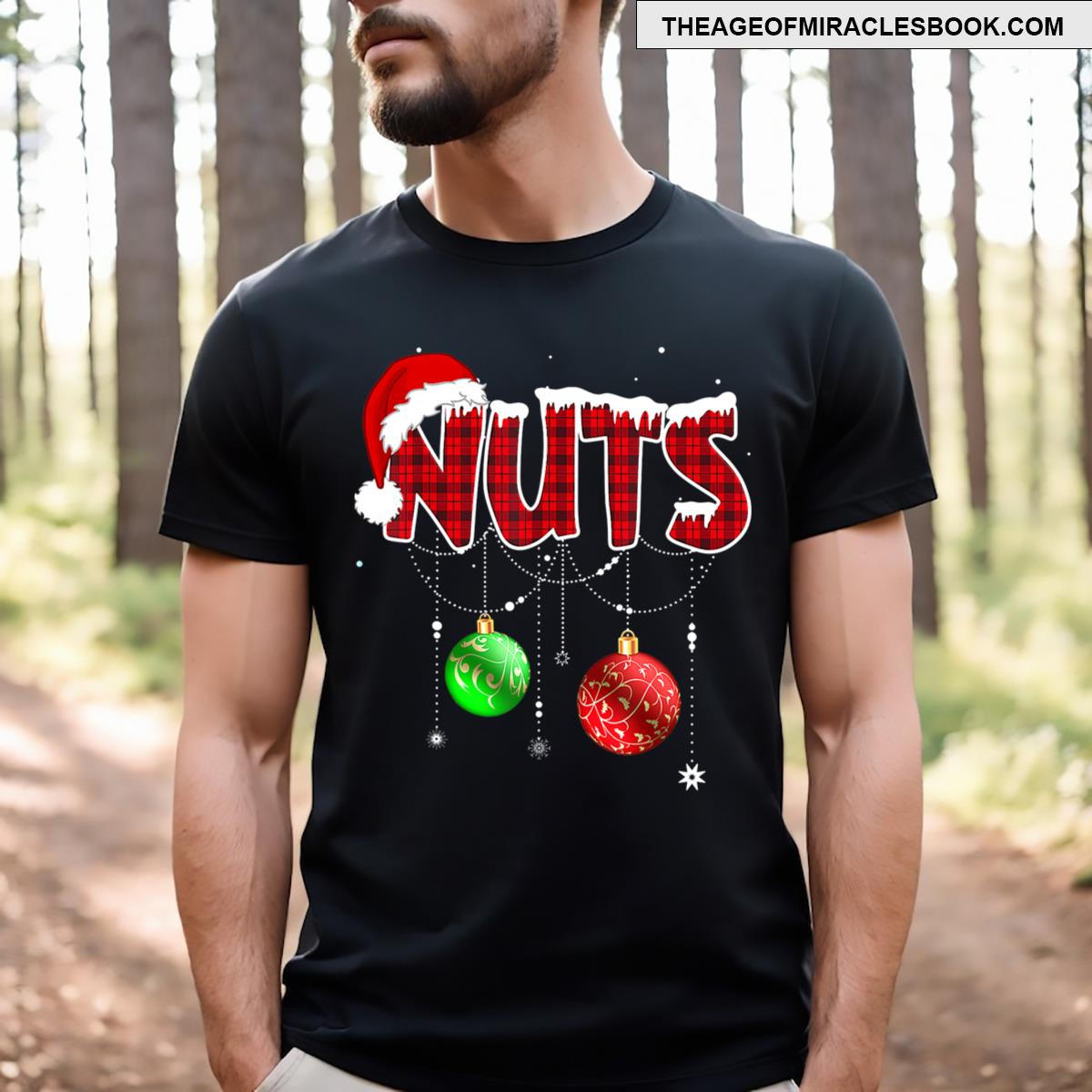 Chest Nuts Matching Chestnuts Christmas Couples Nuts T-shirt