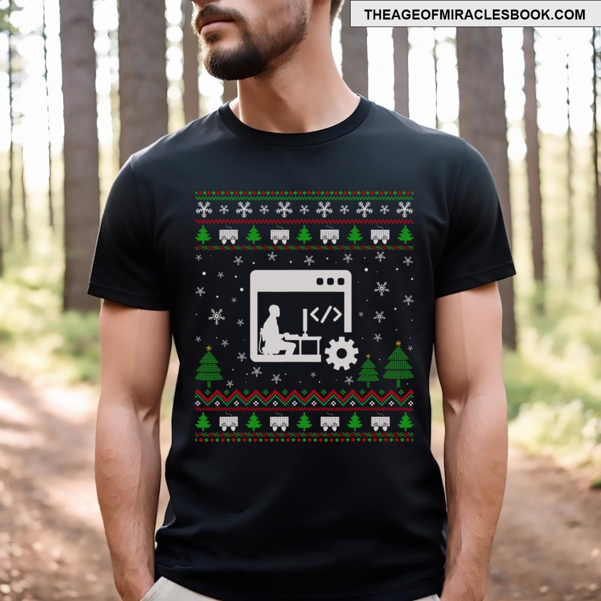 Ugly Christmas For Programmer Funny Ugly T-shirt