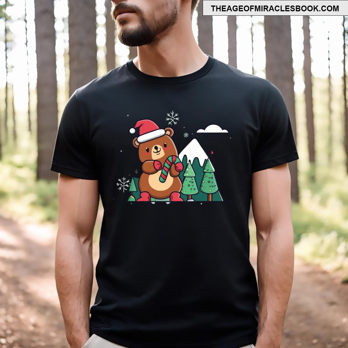 Christmas Cute Bear Grazer T-shirt