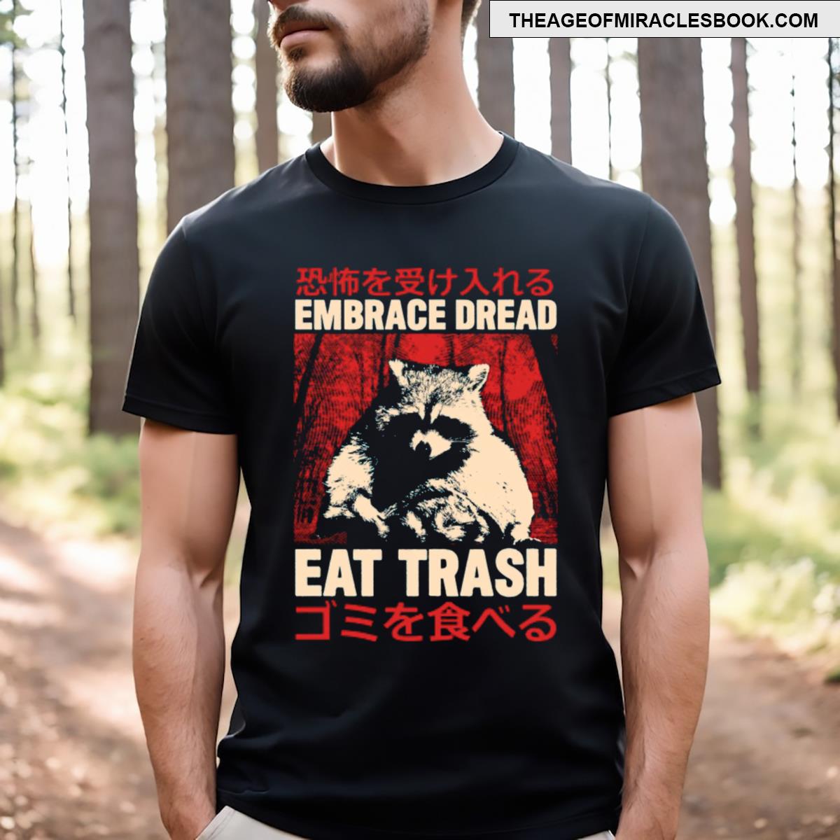Embrace Dread Raccoon T-shirt