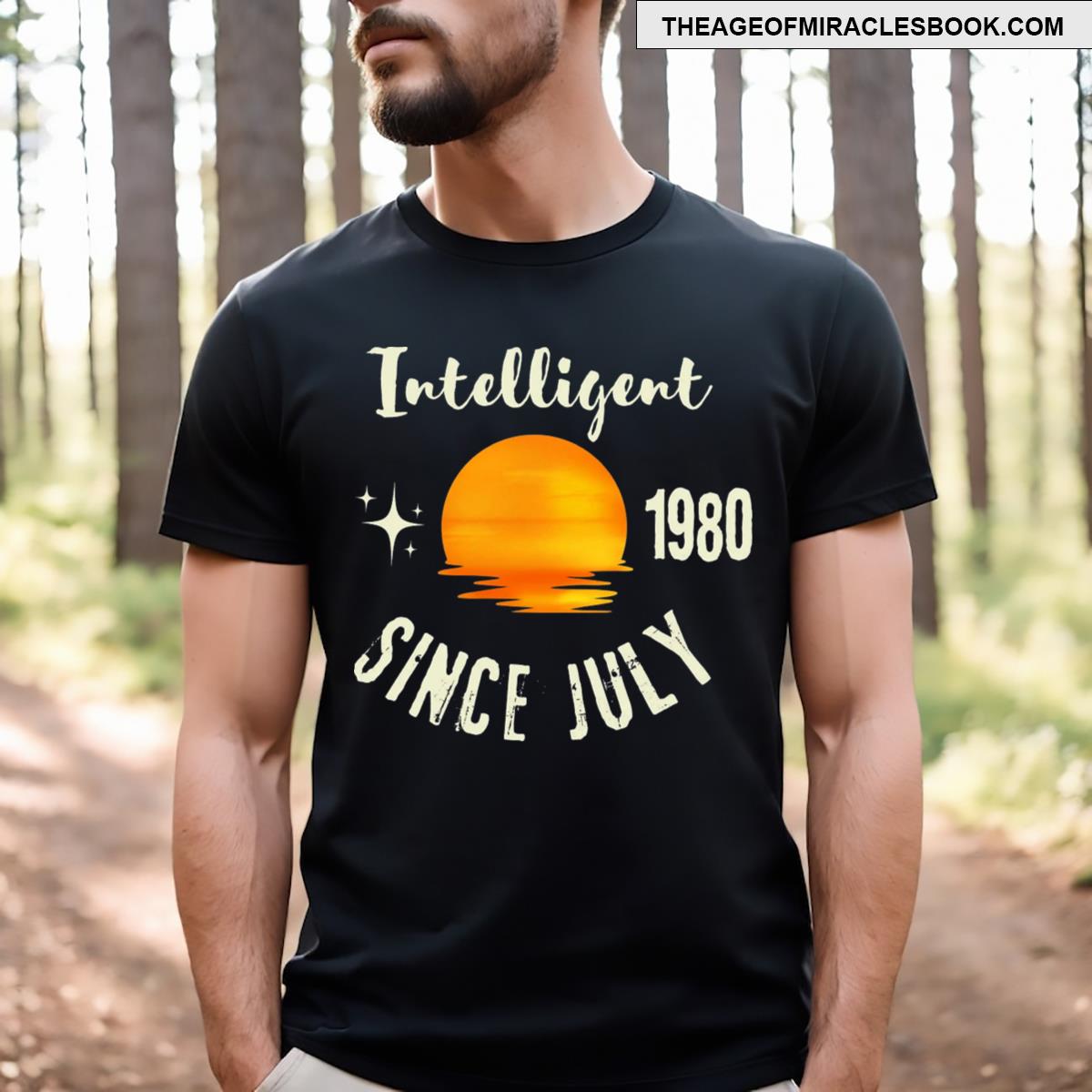 Intelligent Since July 1980 T-shirt