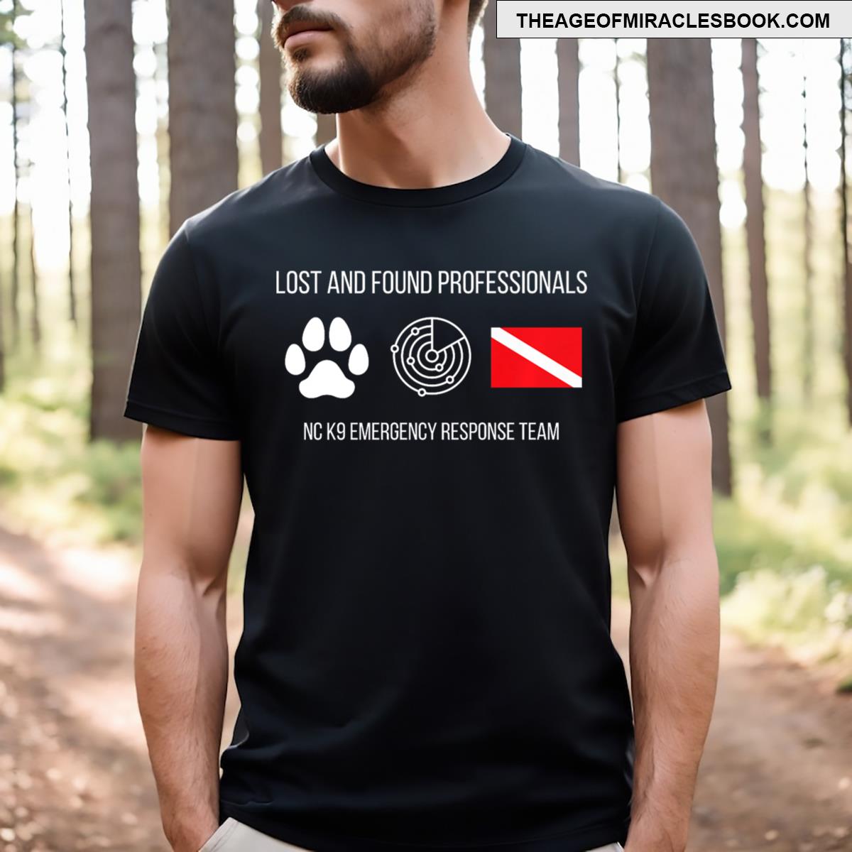 Nc K9 Ert Lost And Found Pros T-shirt