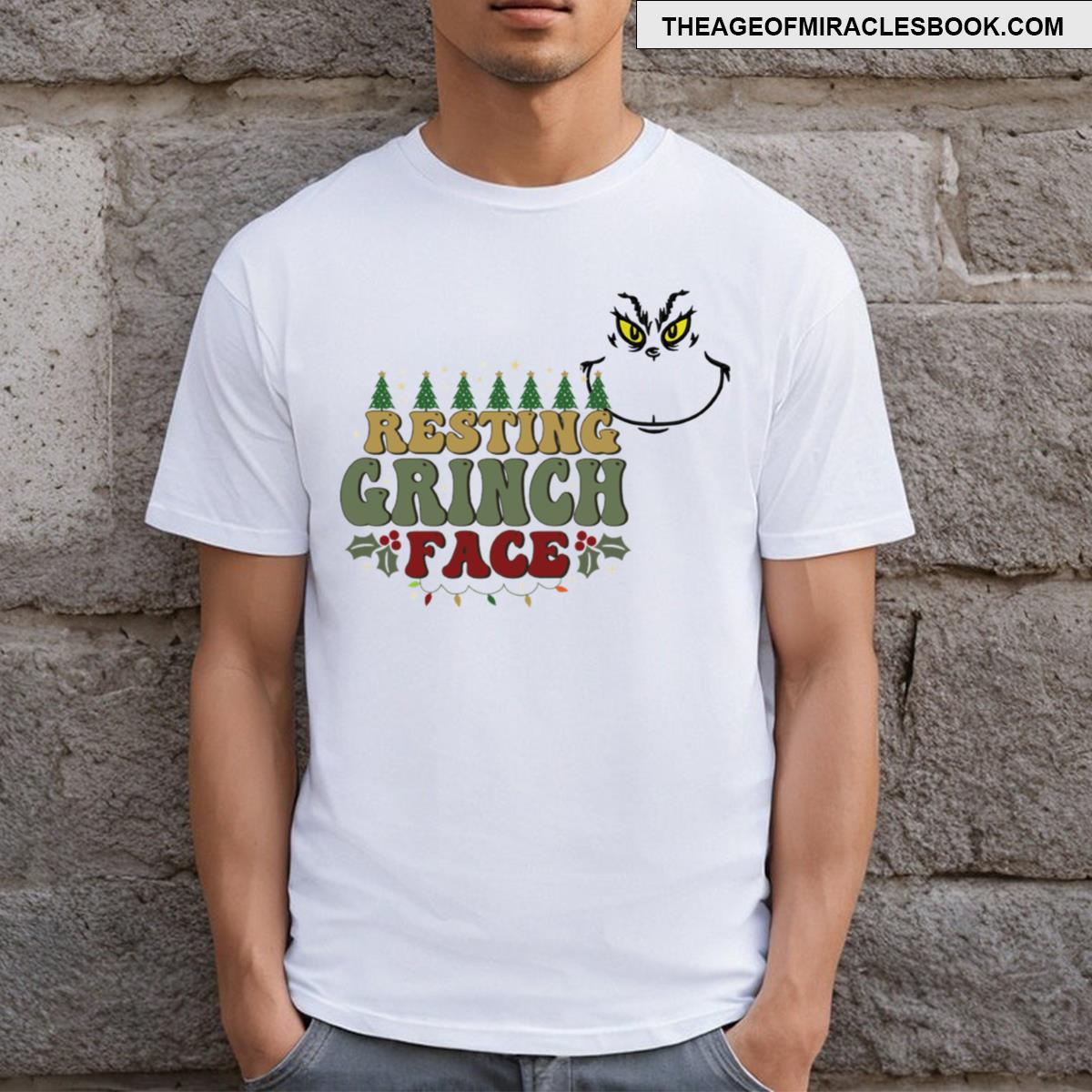 Resting Grinch Face Collections T-shirt