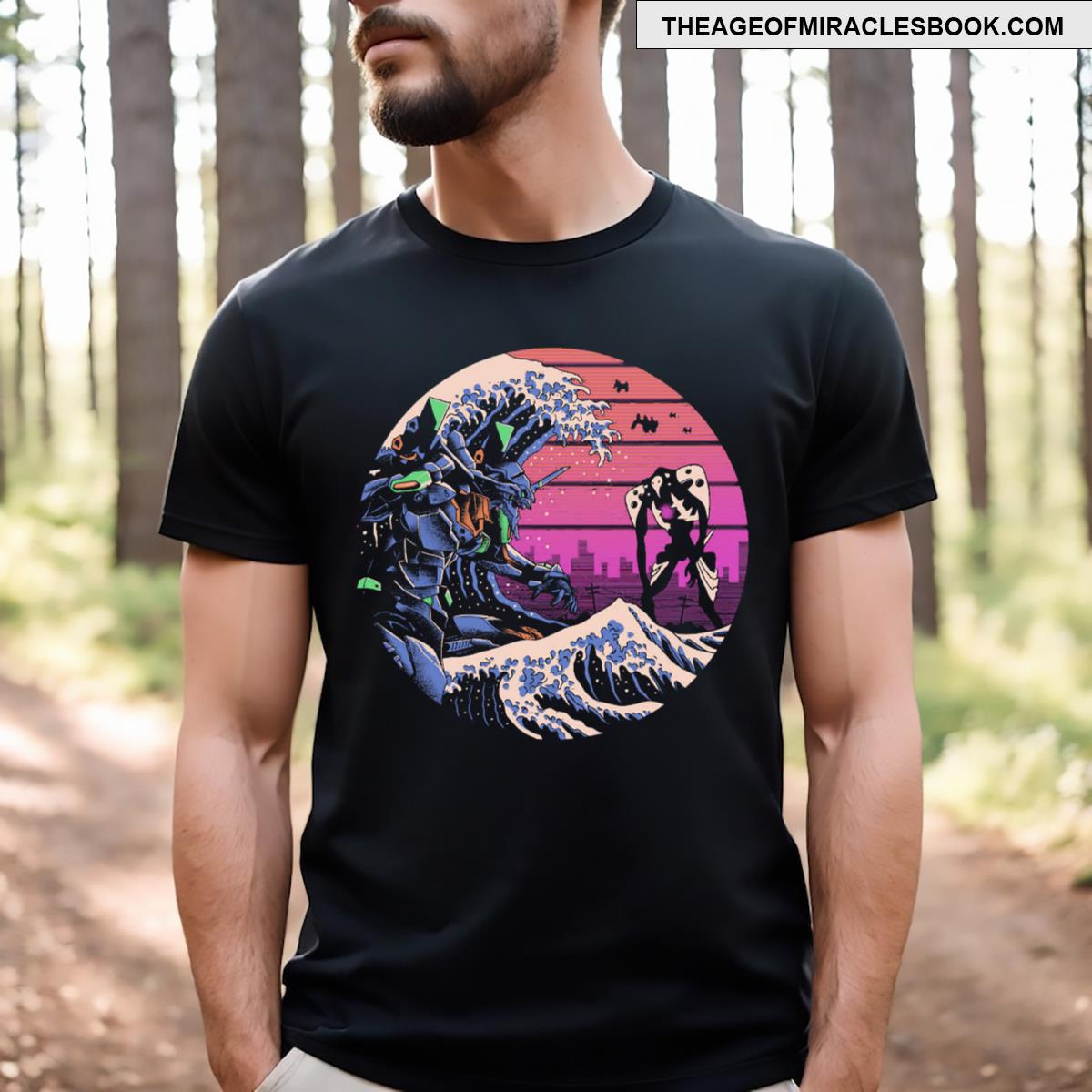 Retro Wave Eva T-shirt