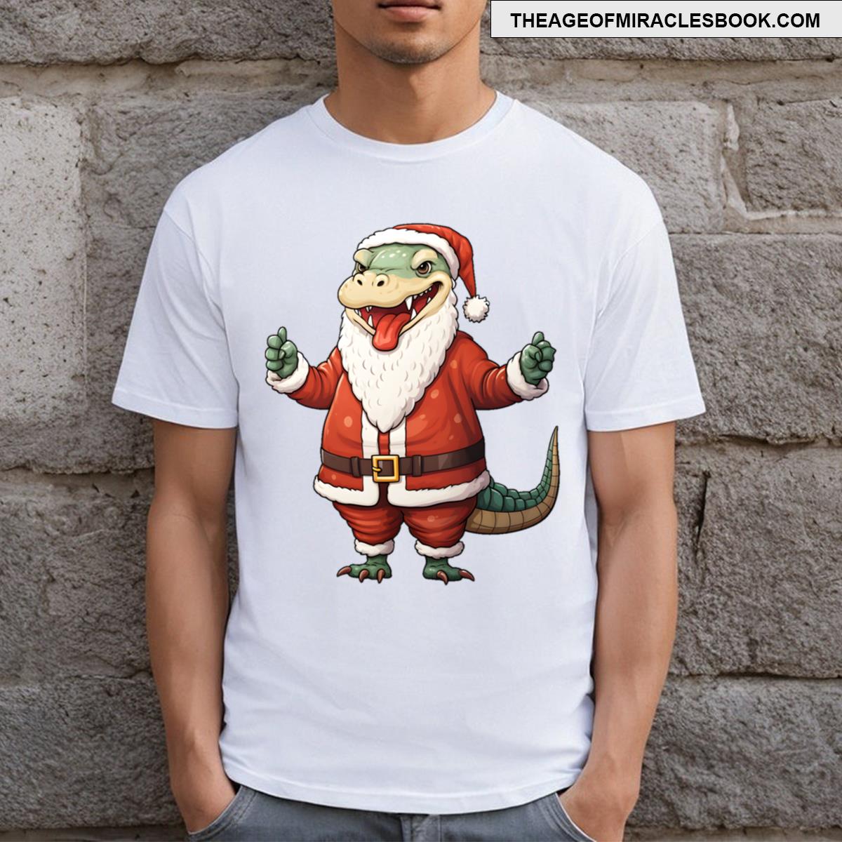 Santa Alligator T-shirt