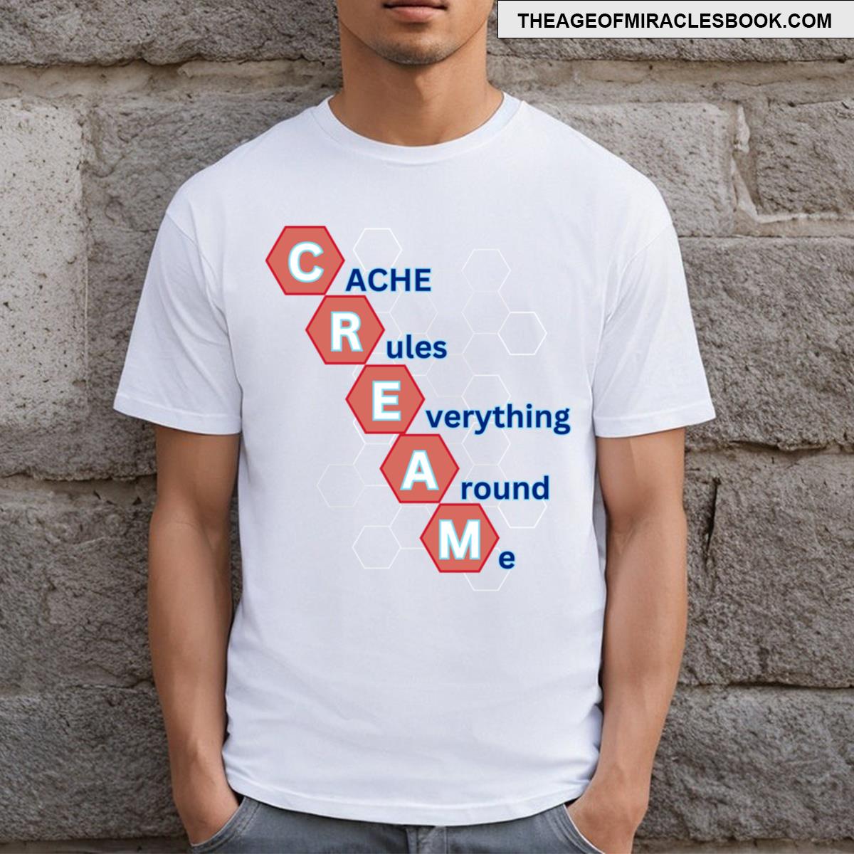 Cash Rules Everything Around Me T Funny Computer Nerd T-shirt