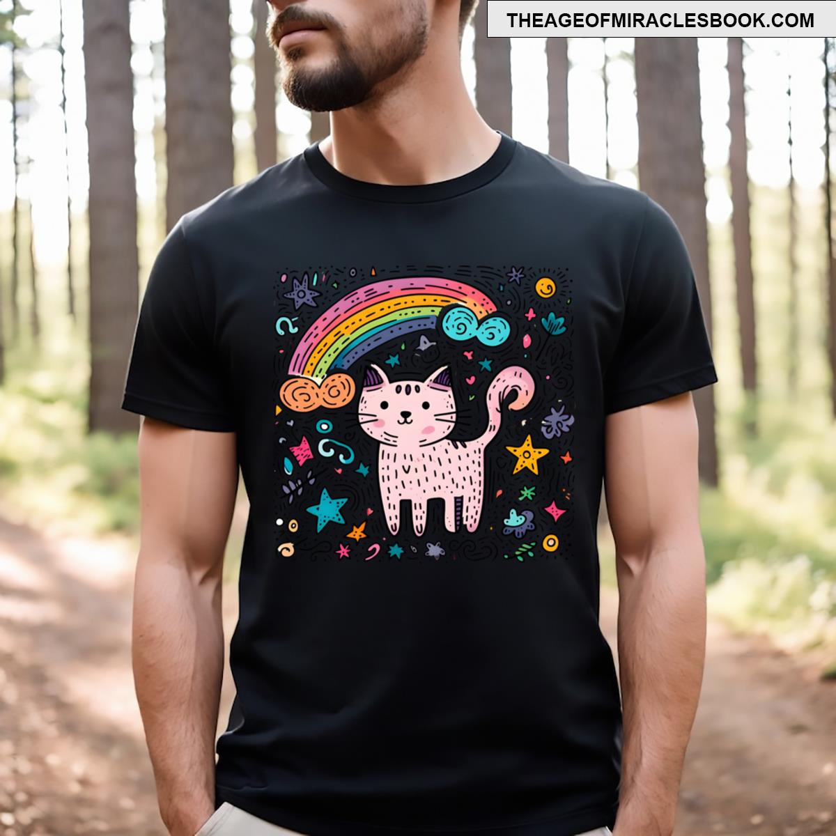 Funny Cat Active T-shirt