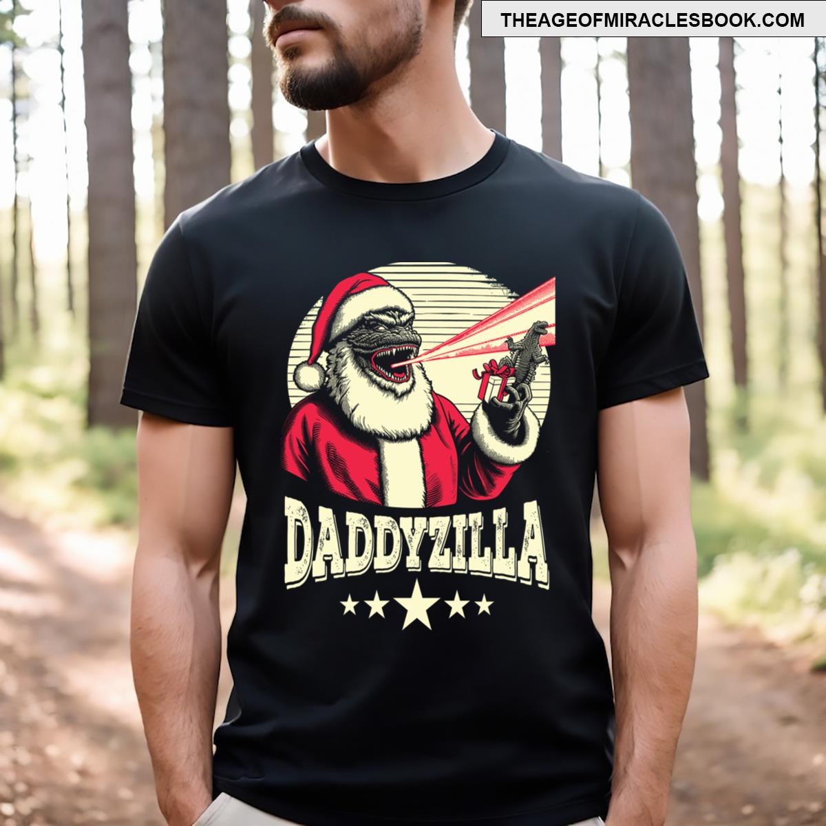 Funny Design Daddyzilla Gift Idea Xmas For Dad T-shirt Funny Design Daddyzilla Gift Idea Xmas For Dad T-shirt