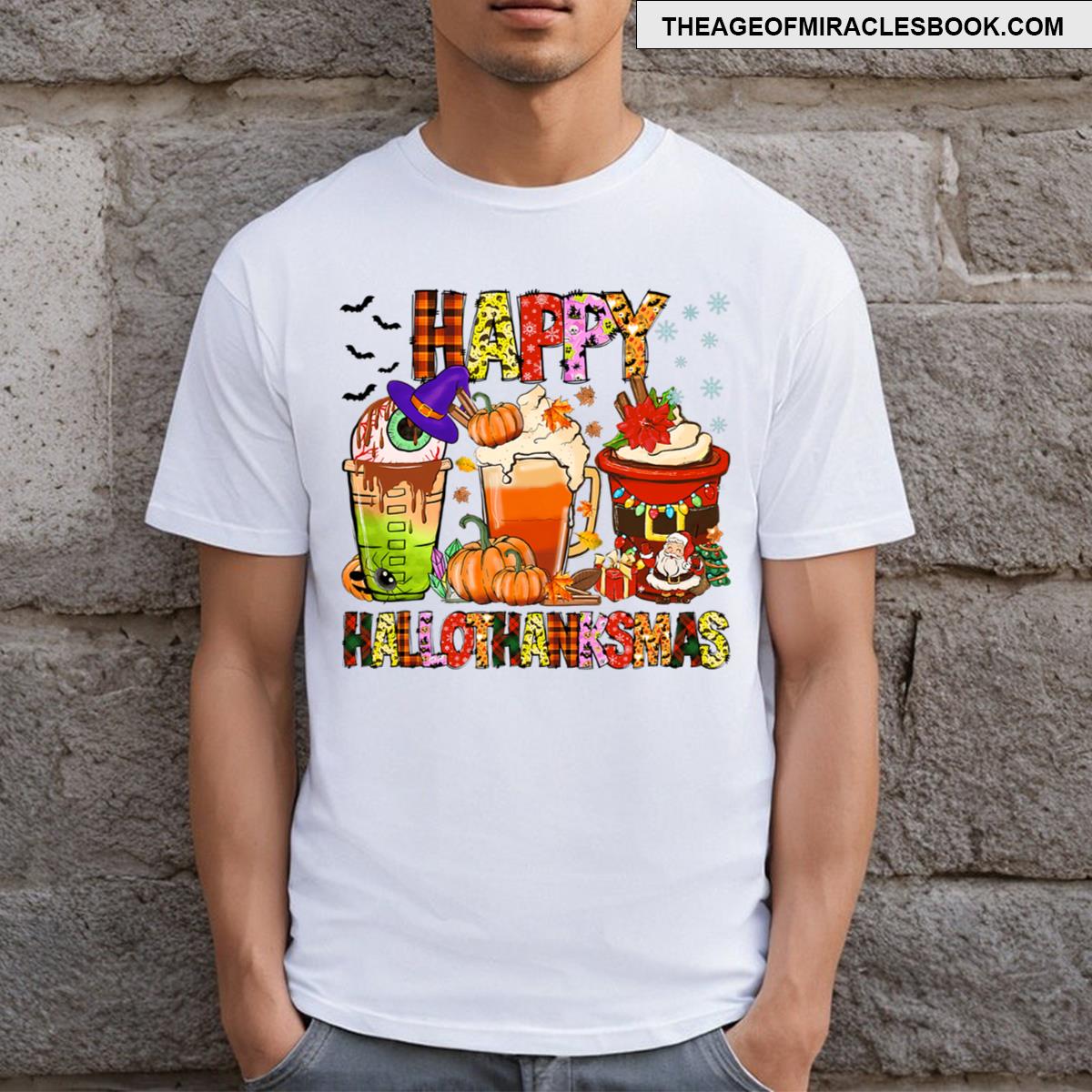 Happy Hallothanksmas T-shirt