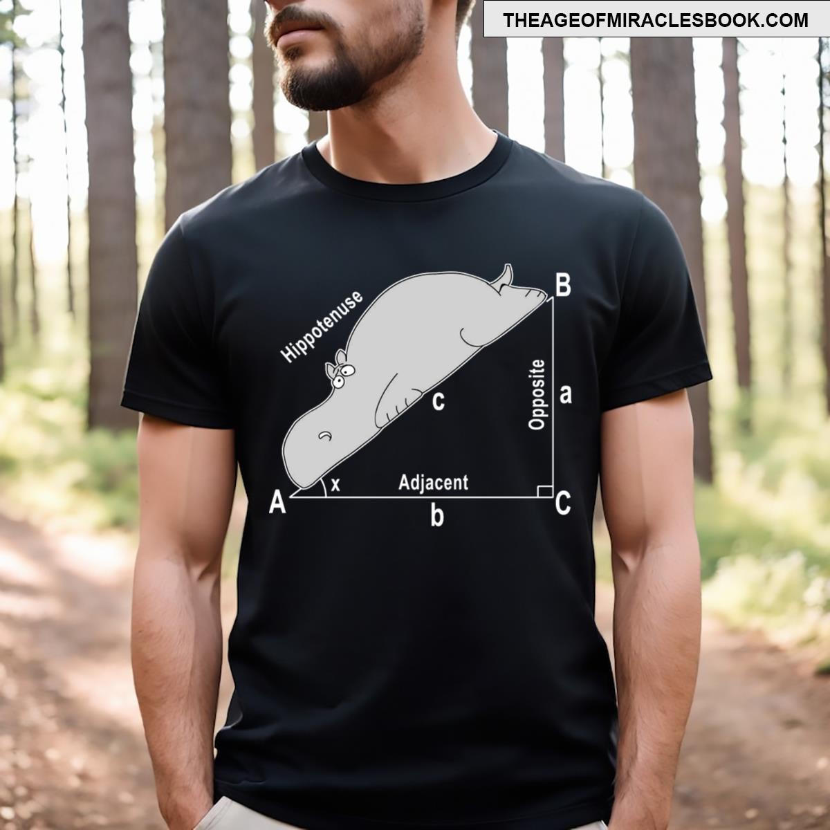 Hippo Math Humor T-shirt