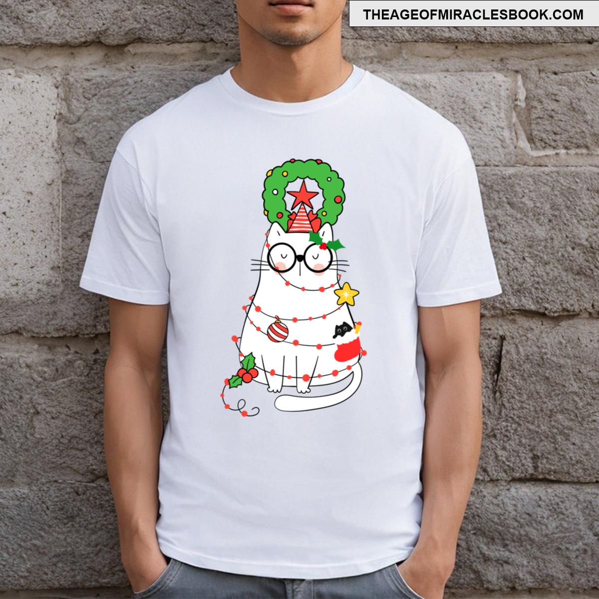 I Am A Cat Christmas Tree Essential T-shirt