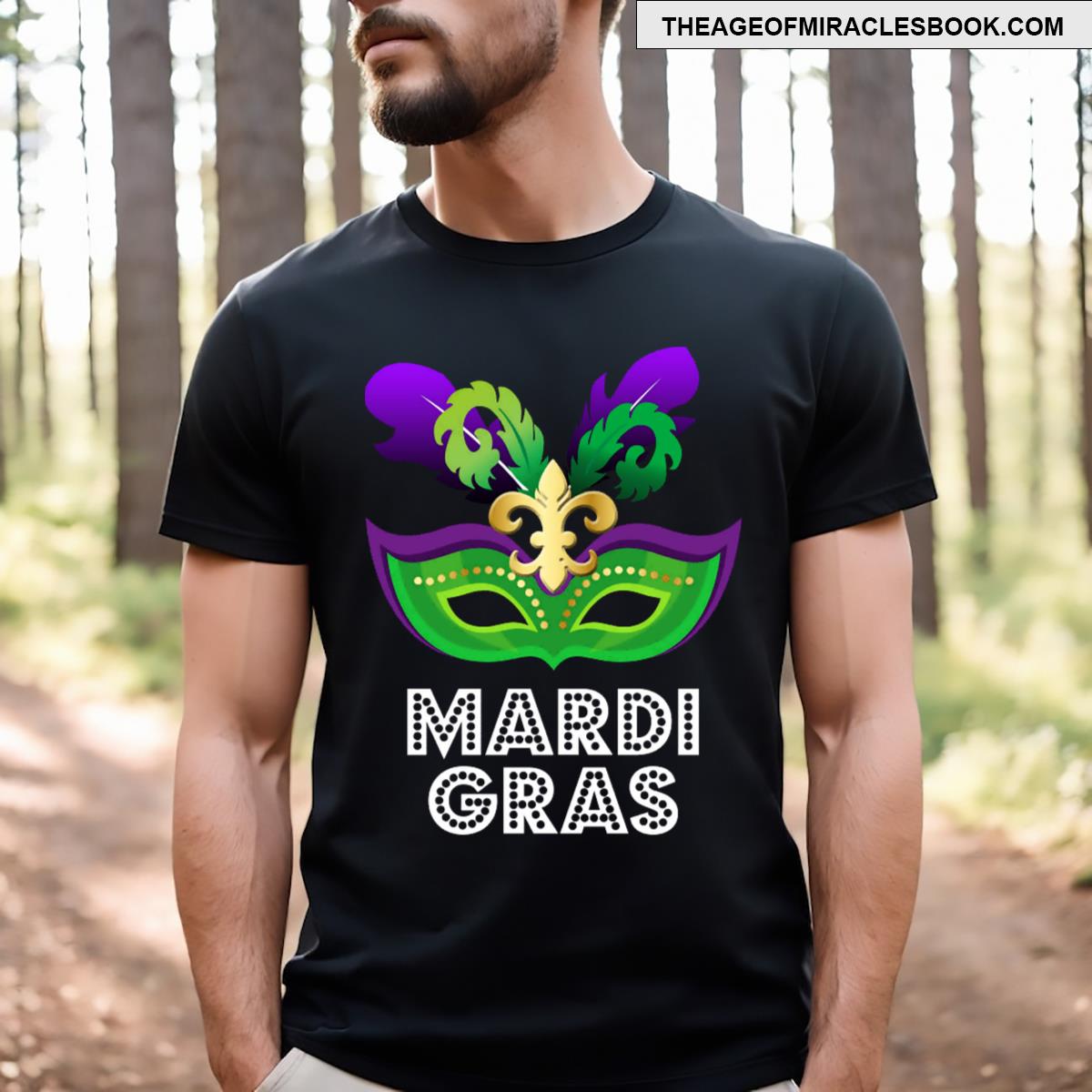 Mardi Gra Party Mask T-shirt