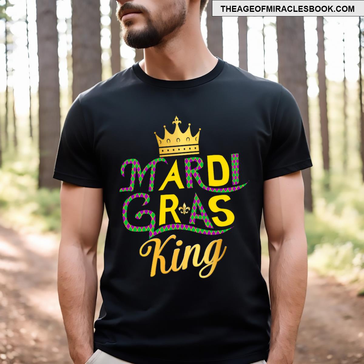 Mardi Gras King Costume T-shirt