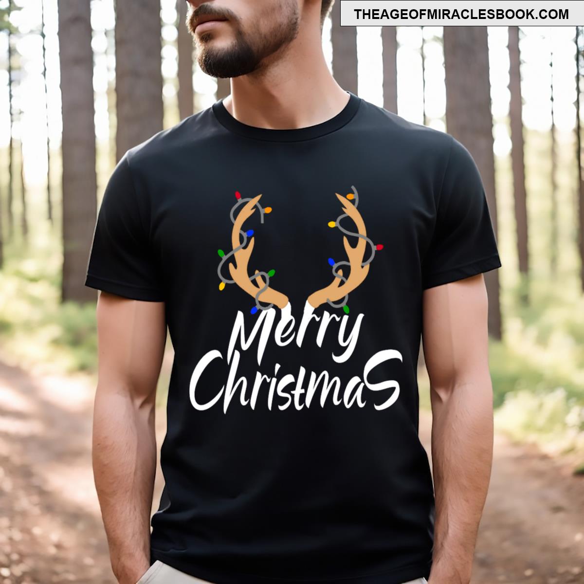 Merry Christmas Deer Funny T-shirt