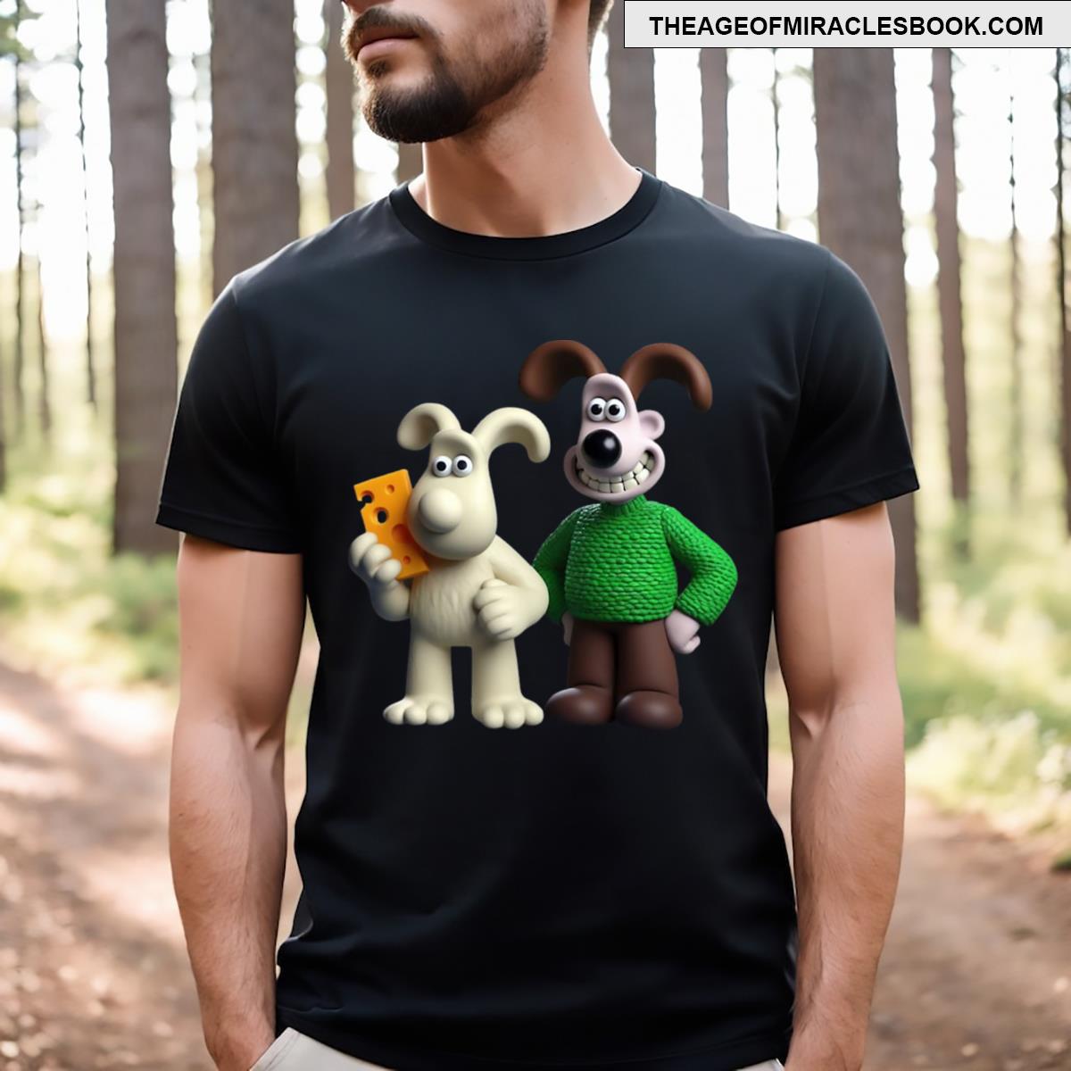 Fromage ! Wallace And Gromit T-shirt