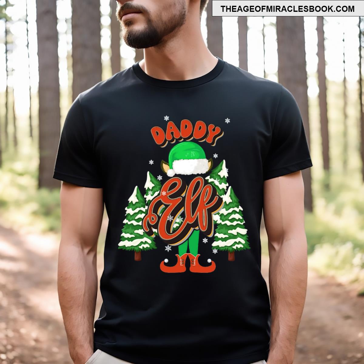 Daddy Elf Christmas T-shirt