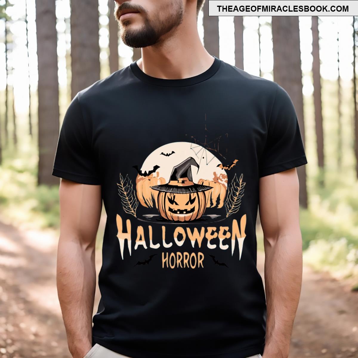 Halloween Pumpkin Horror T-shirt