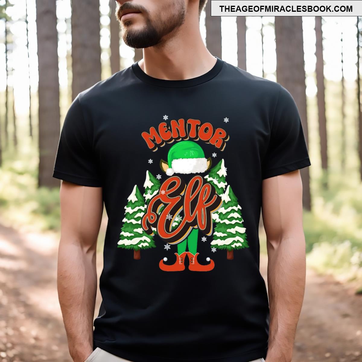Mentor Elf Christmas T-shirt