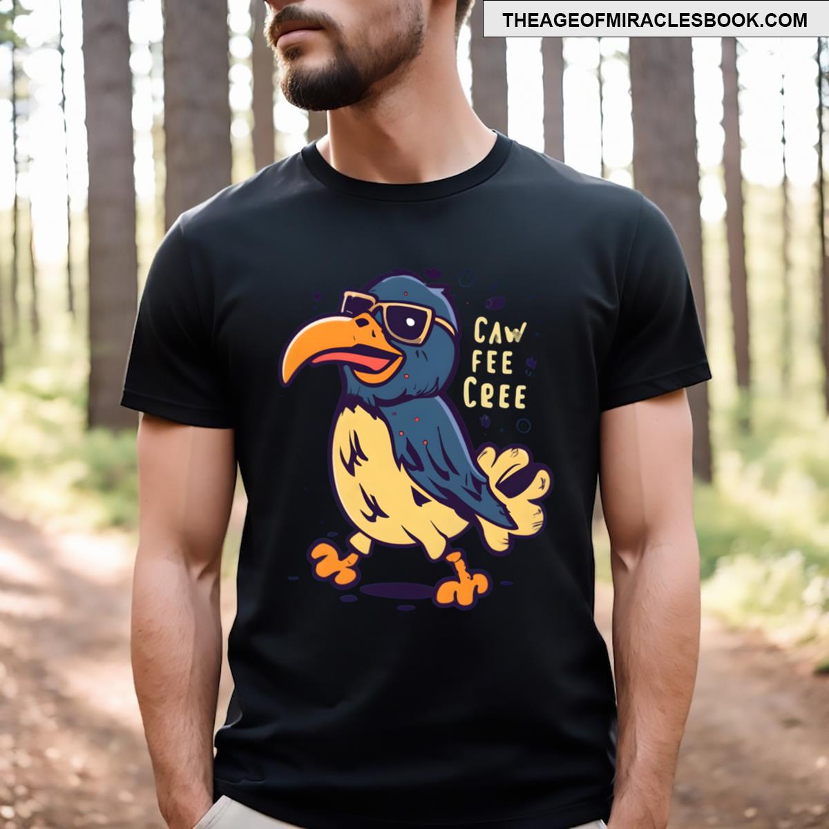 Cawfee Crow Funny X Essential T-shirt