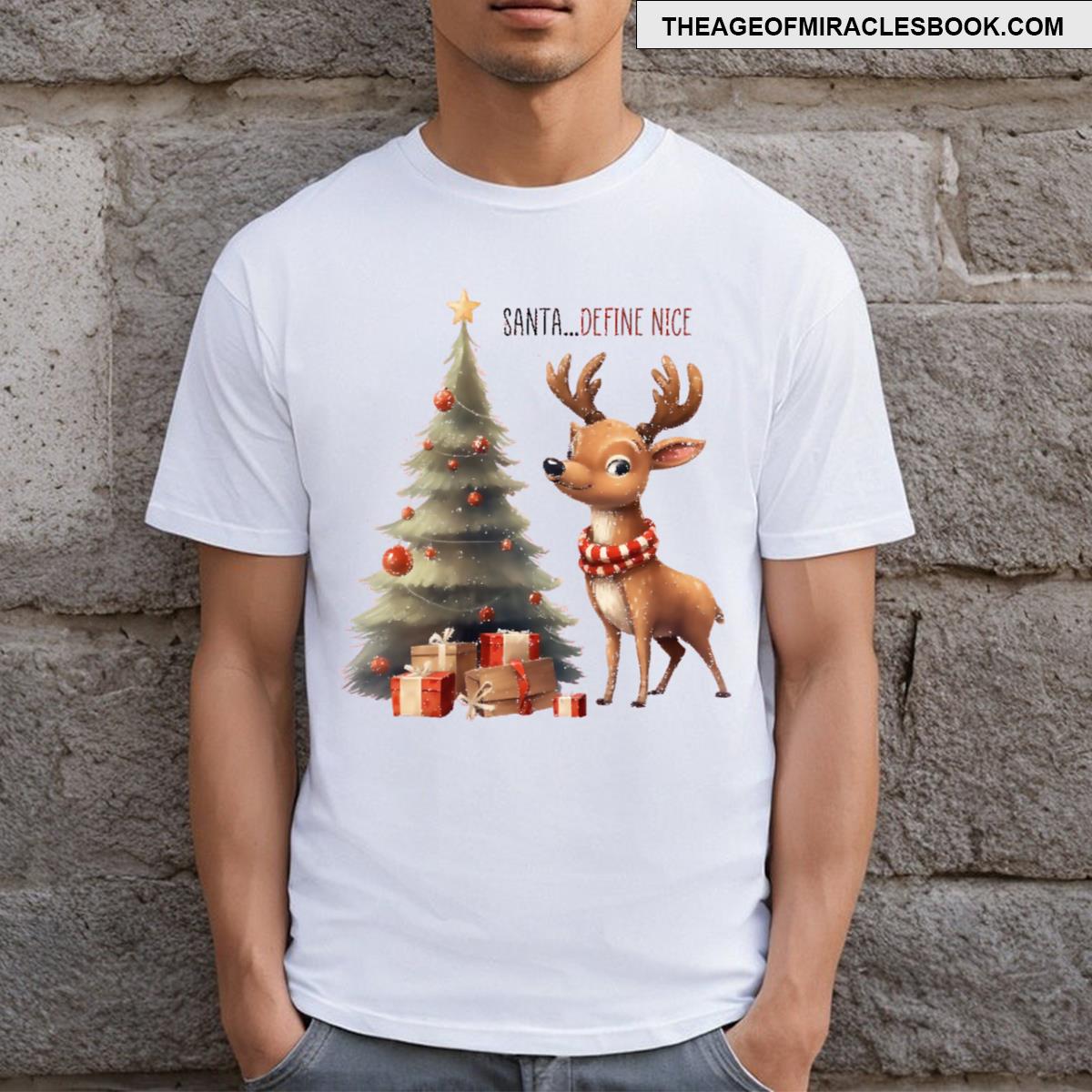 Santa Define Nice T-shirt
