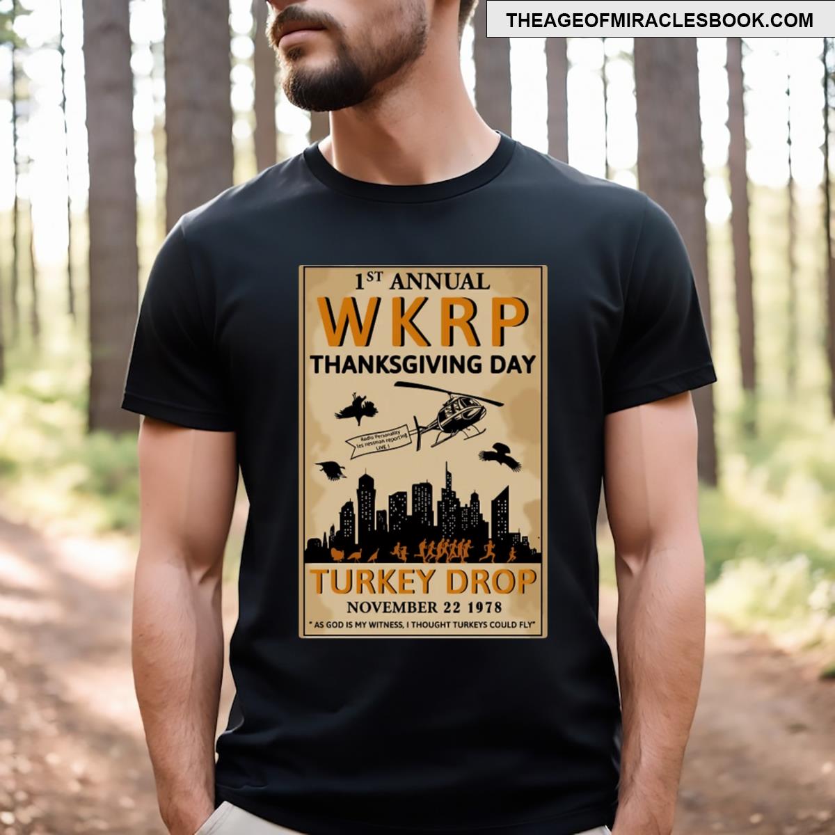 Wkrp Turkey Drop T-shirt