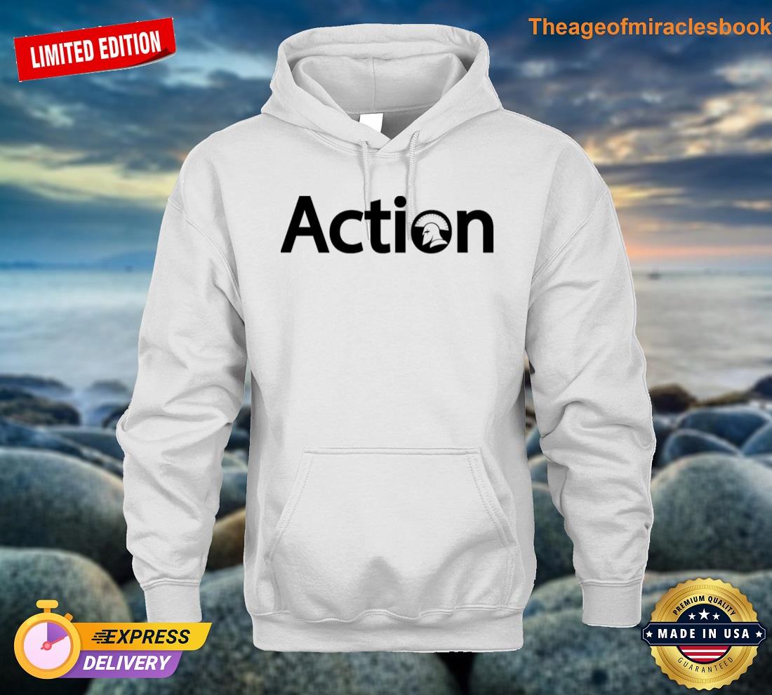 Alternative view of Action Creative Typographic Logo T-shirt