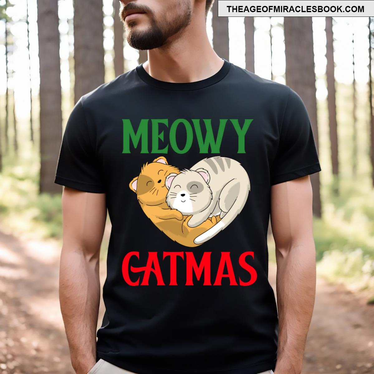 Meowy Catmas T-shirt