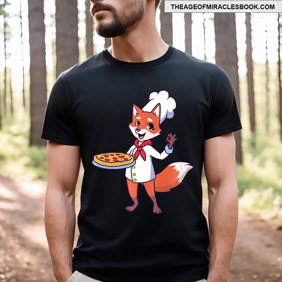 Fox Is Pizza Maker T-shirt