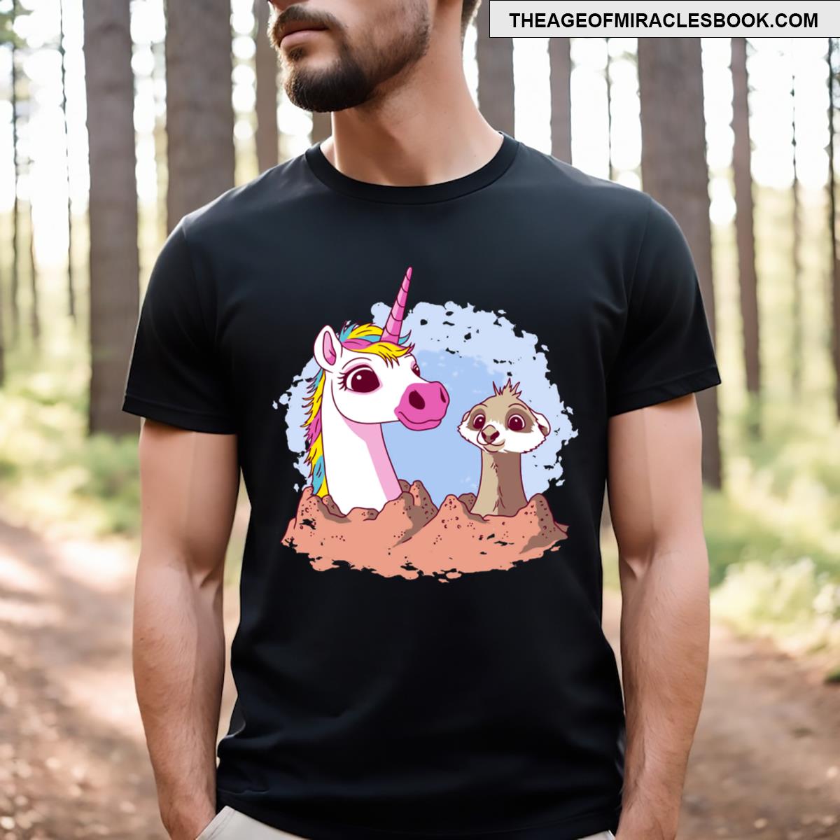 Meerkat And Unicorn T-shirt
