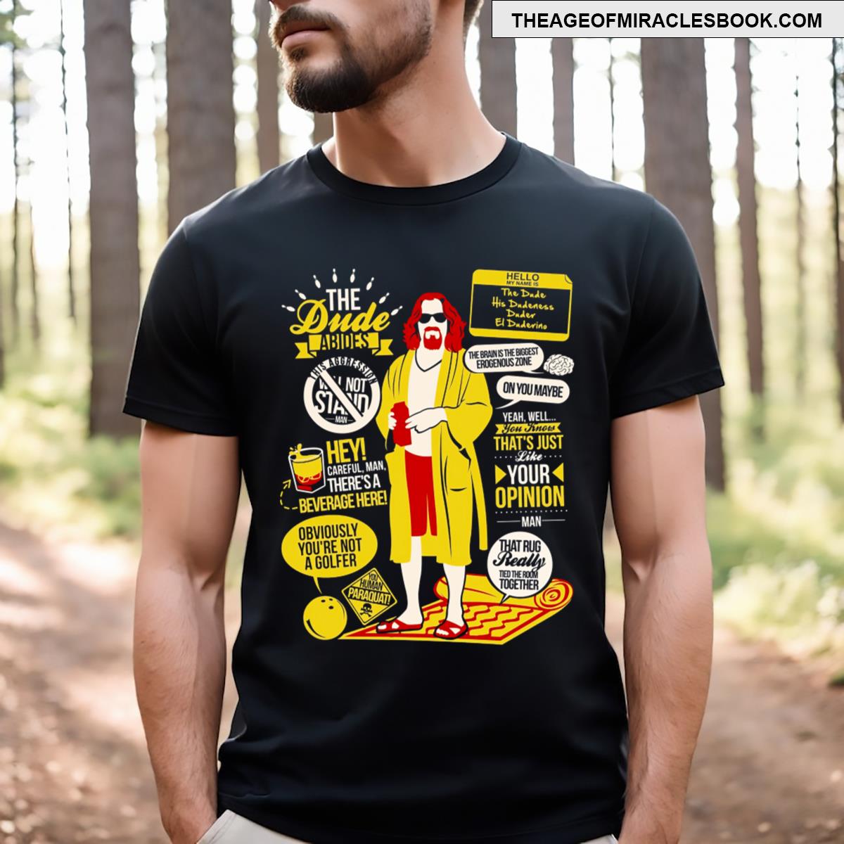 Abides Comedy T-shirt