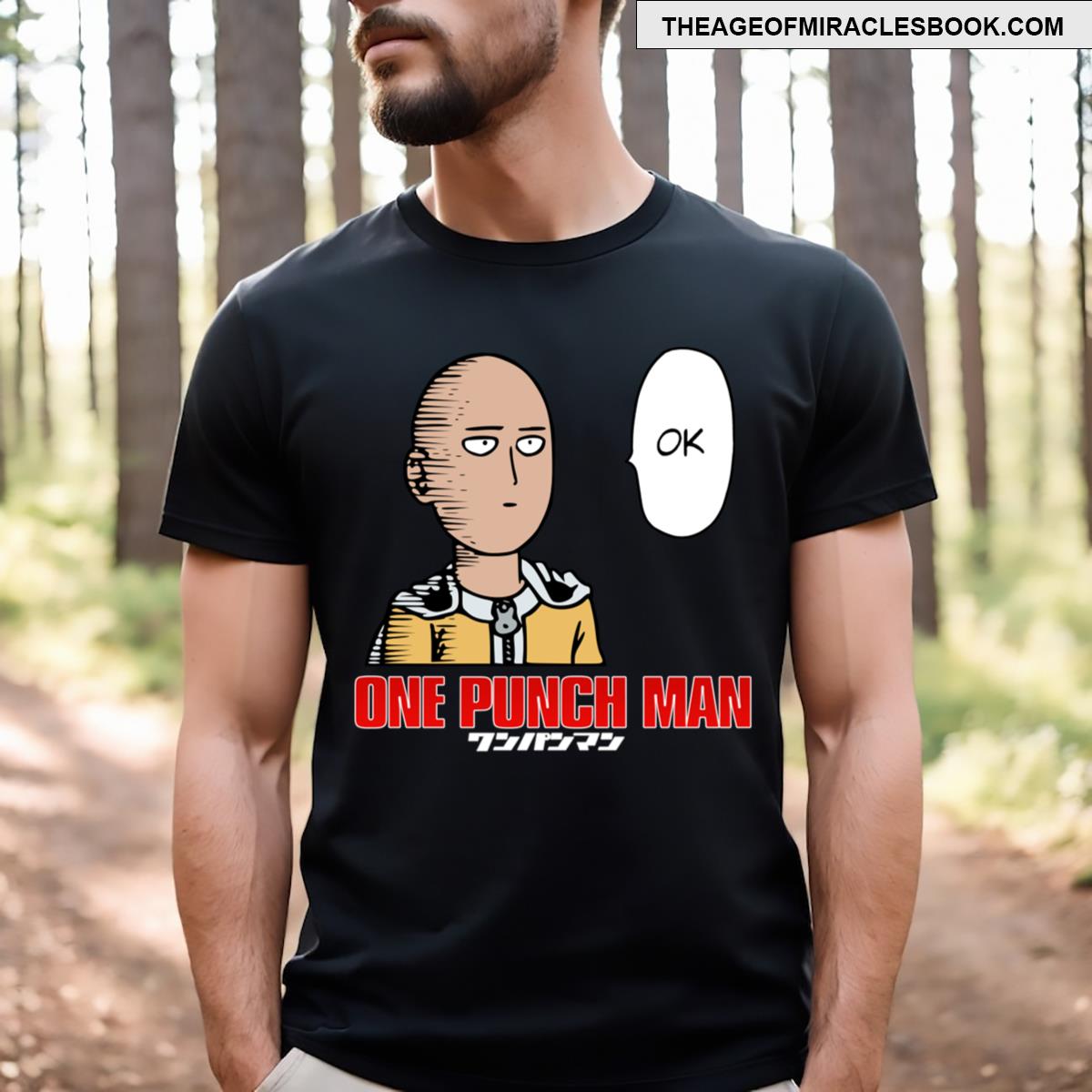 One Punch Man Saitama Ok T-shirt