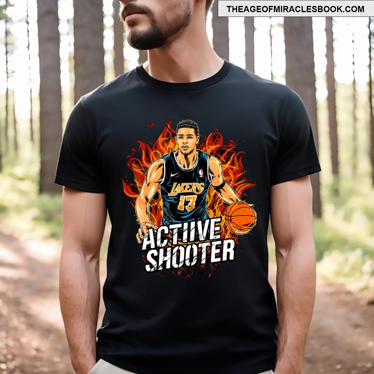 Basketball Active Shooter T-shirt