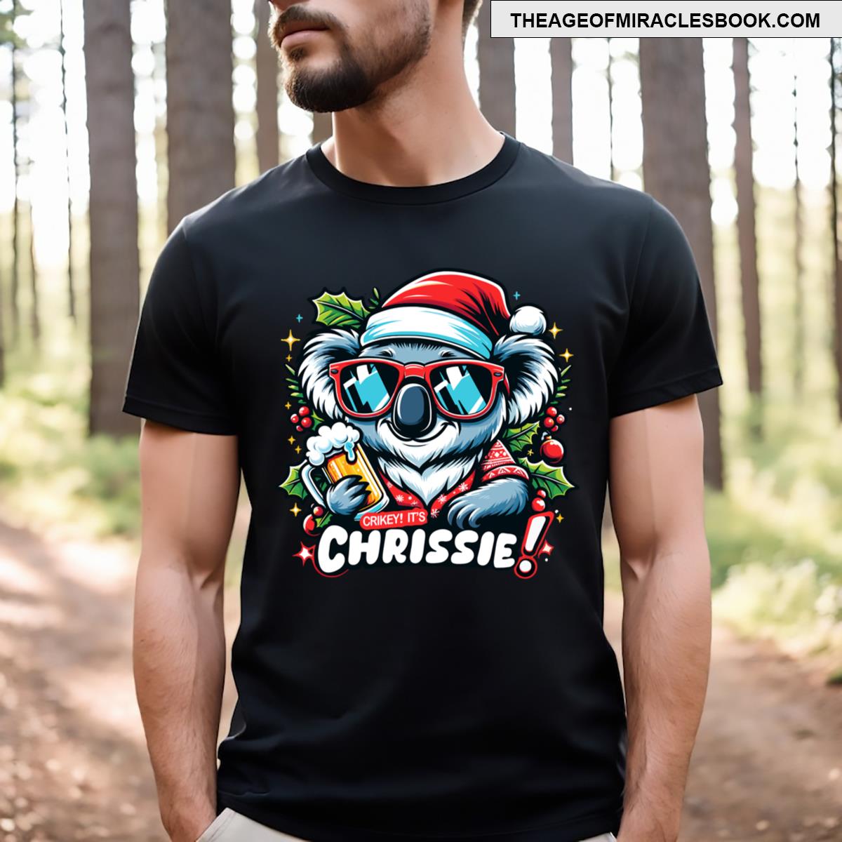 Crikey! It’s Chrissie Aussie Christmas T-shirt