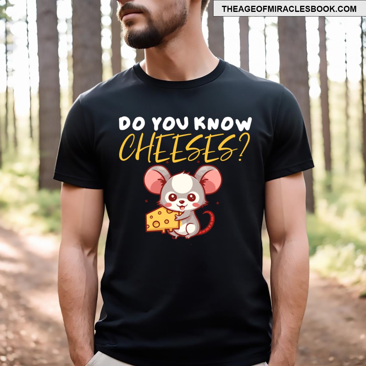 Funny Cute Mouse Cheese Lovers Do You Know Cheeses Essential T-shirt