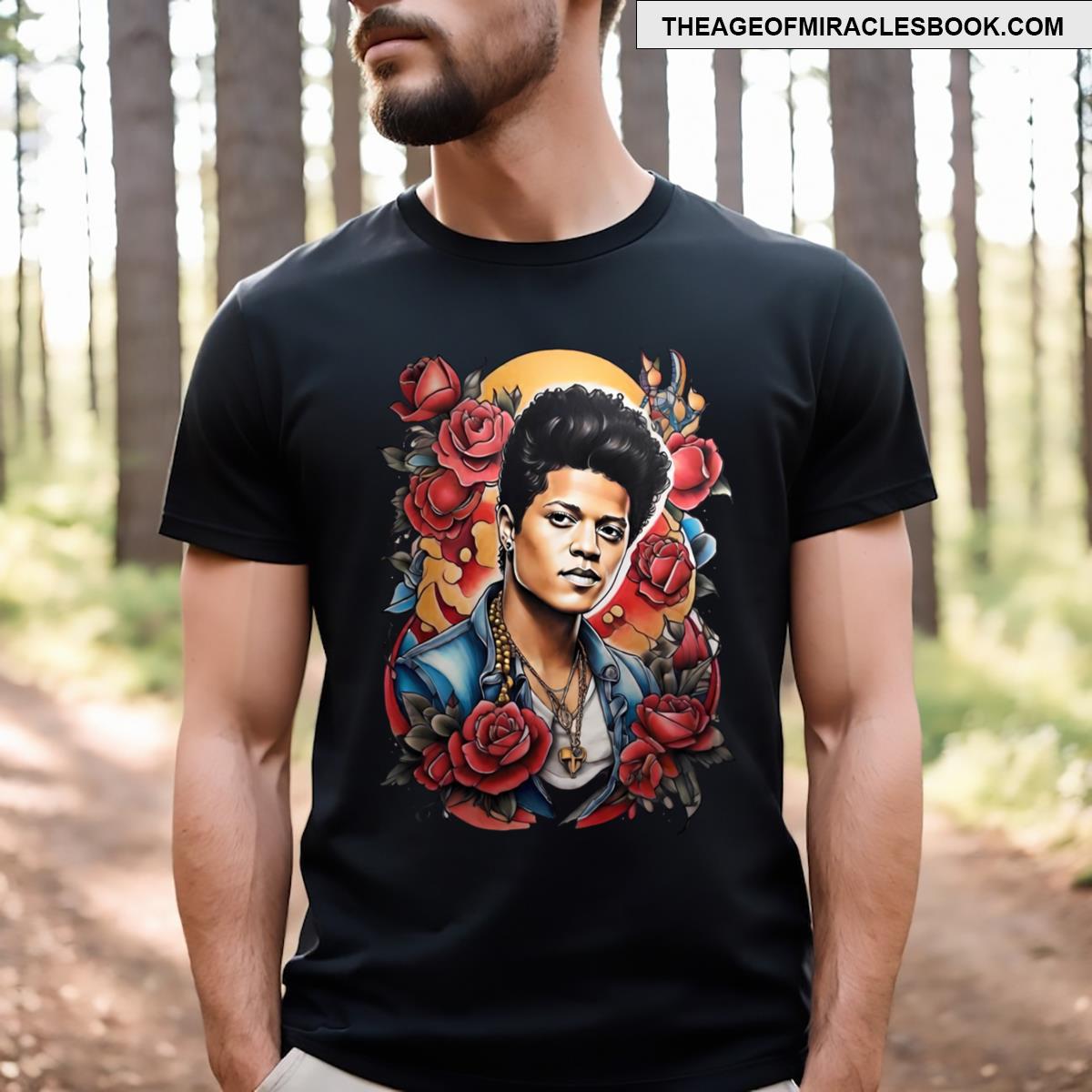 A Bruno Mars Inspired Tattoo T-shirt