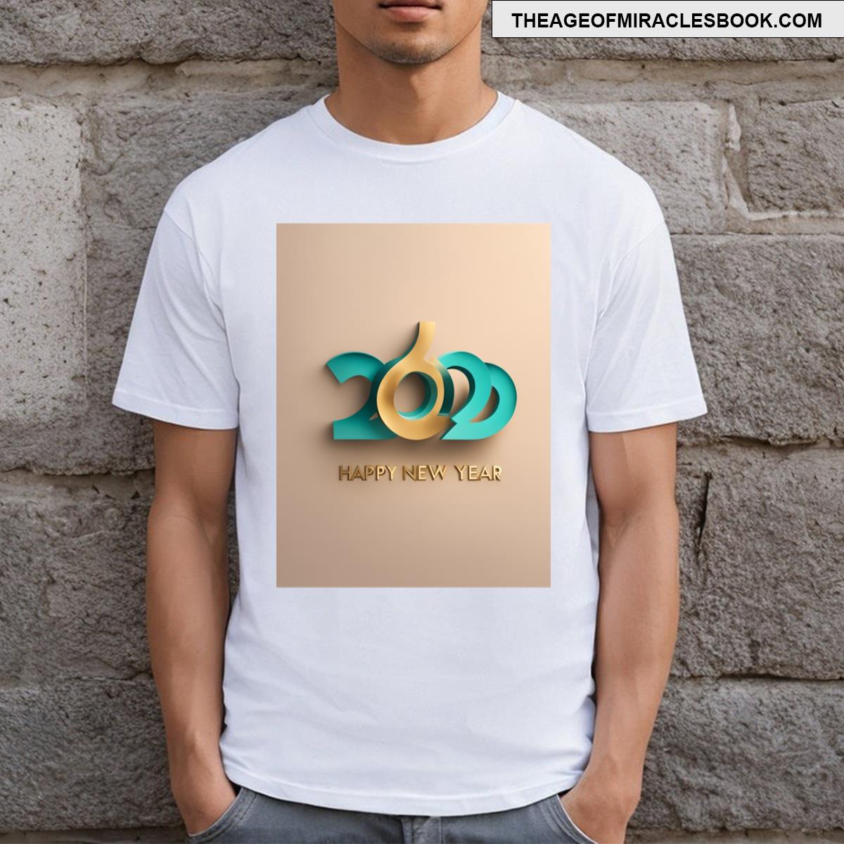 Happy New Year Logo Artwork T-shirt