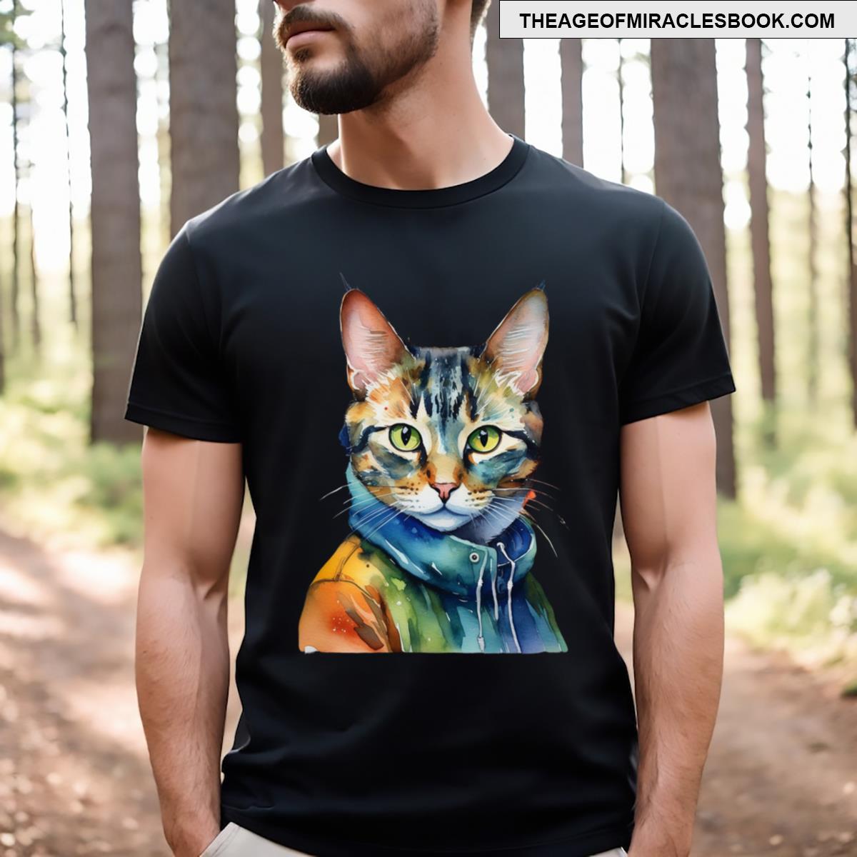 Human Cat T-shirt