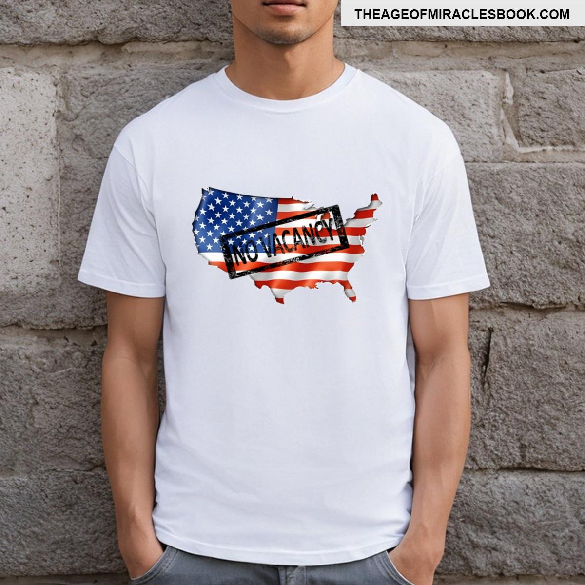 Usa No Vacancy Flag Version Essential T-shirt