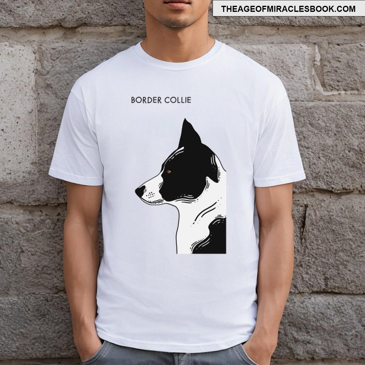 Border Collie Portrait T-shirt