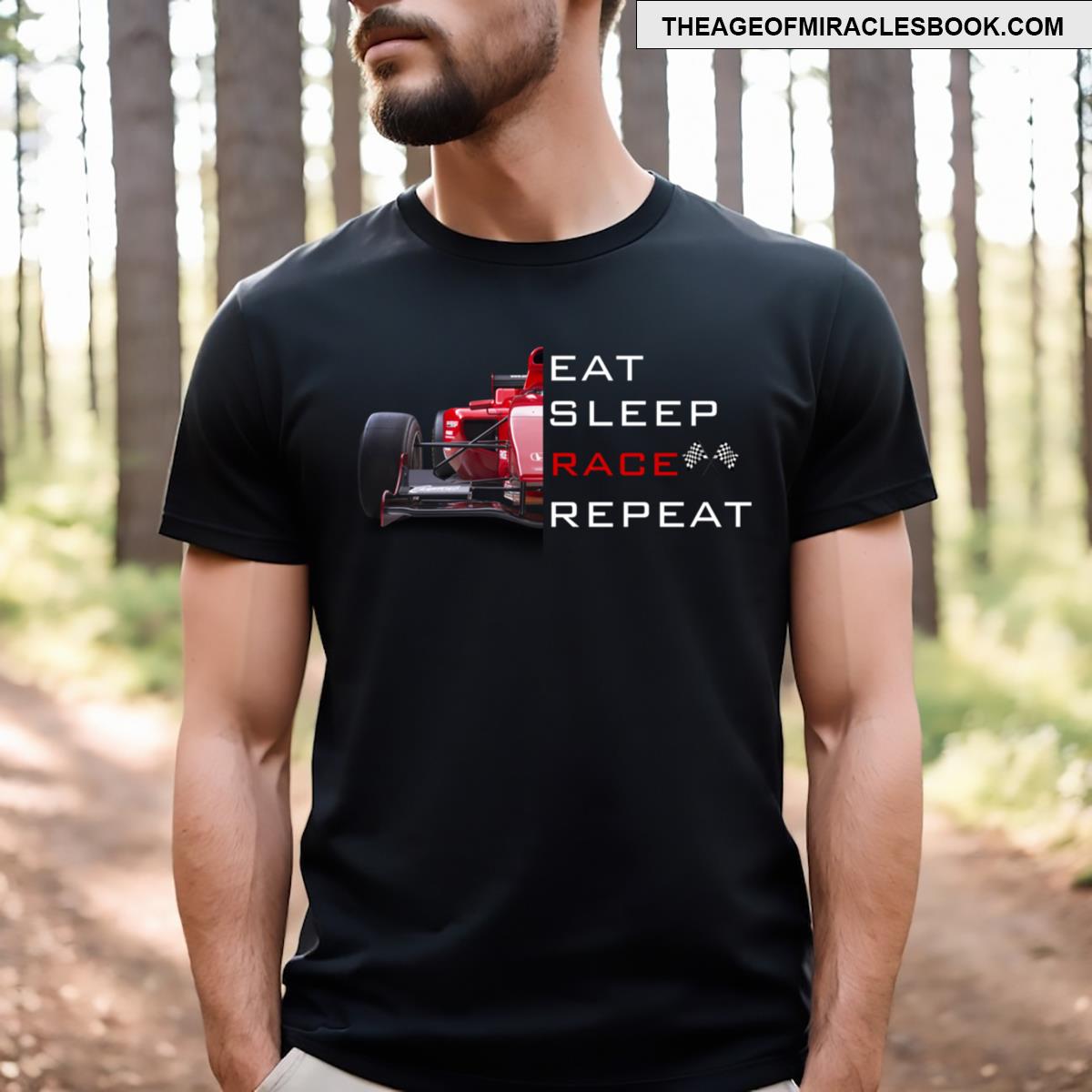 Eat Sleep Race Repeat T-shirt