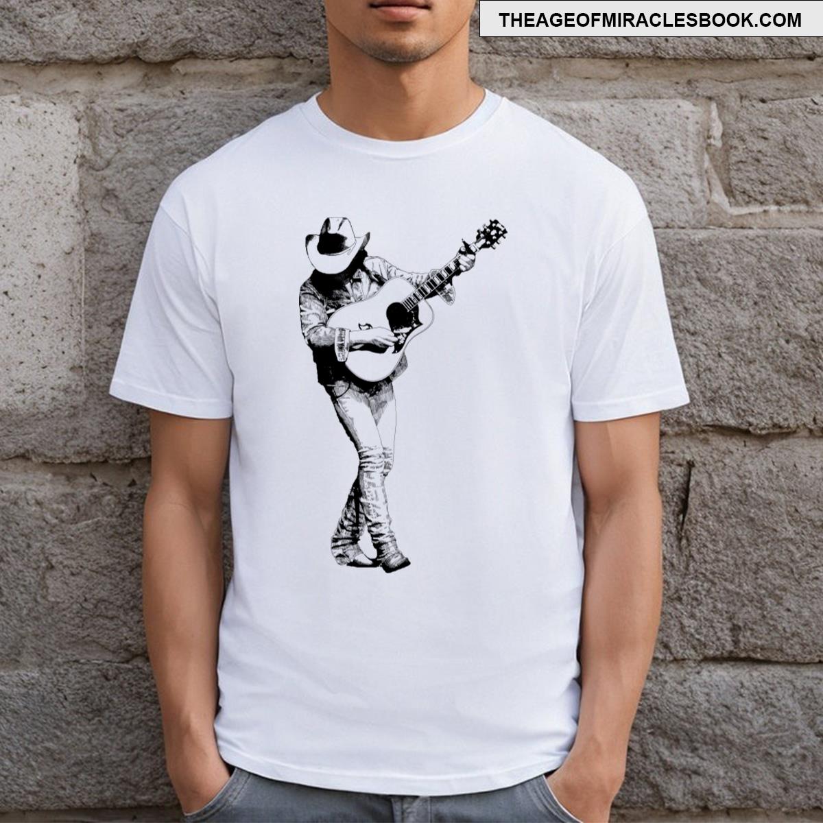 Dwight Yoakam Playing Guitar T-shirt