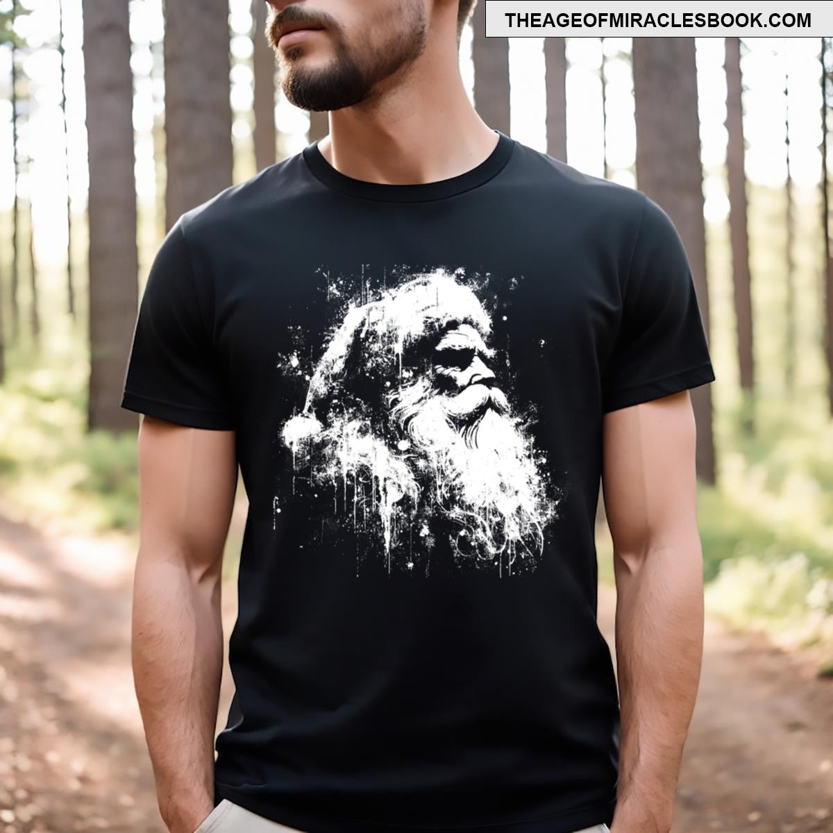 Grunge Santa T-shirt