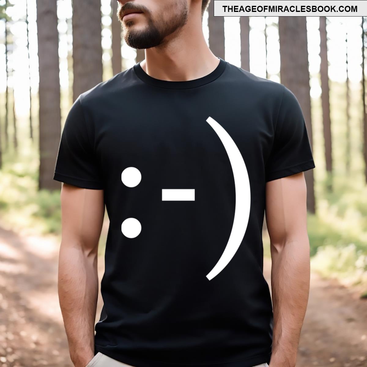 Ascii Smiley 2 White T-shirt