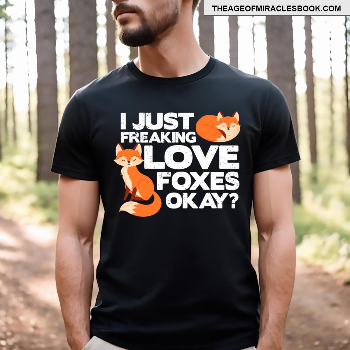 Fox Lover Funny Fox Forest Animals Cute Fox Fox T-shirt
