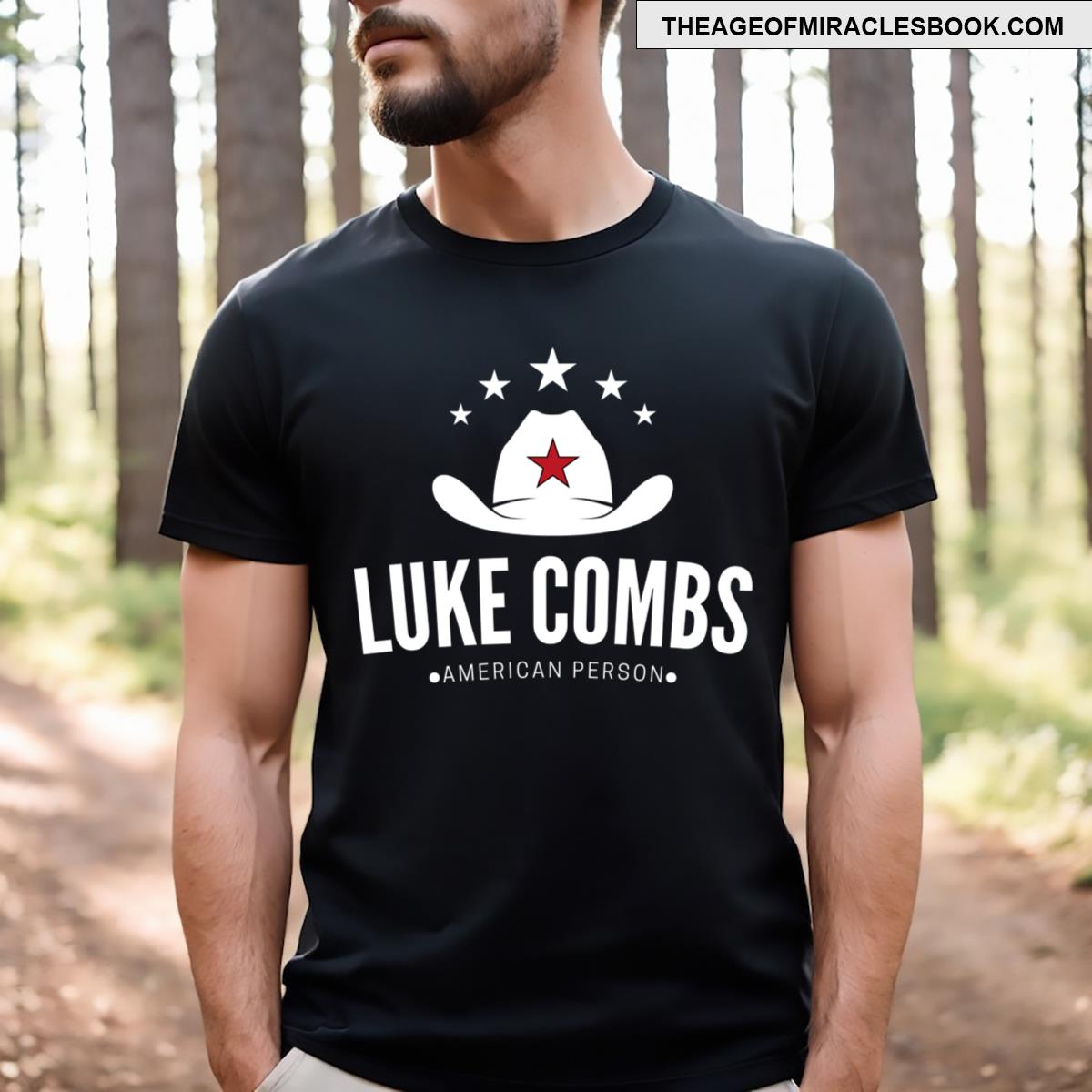 Luke Combs Vintage Hat Logo T-shirt