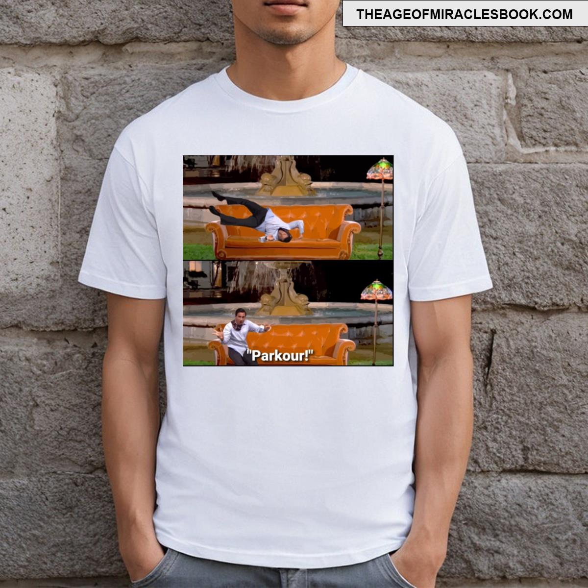 Parkour On The Friends Couch T-shirt