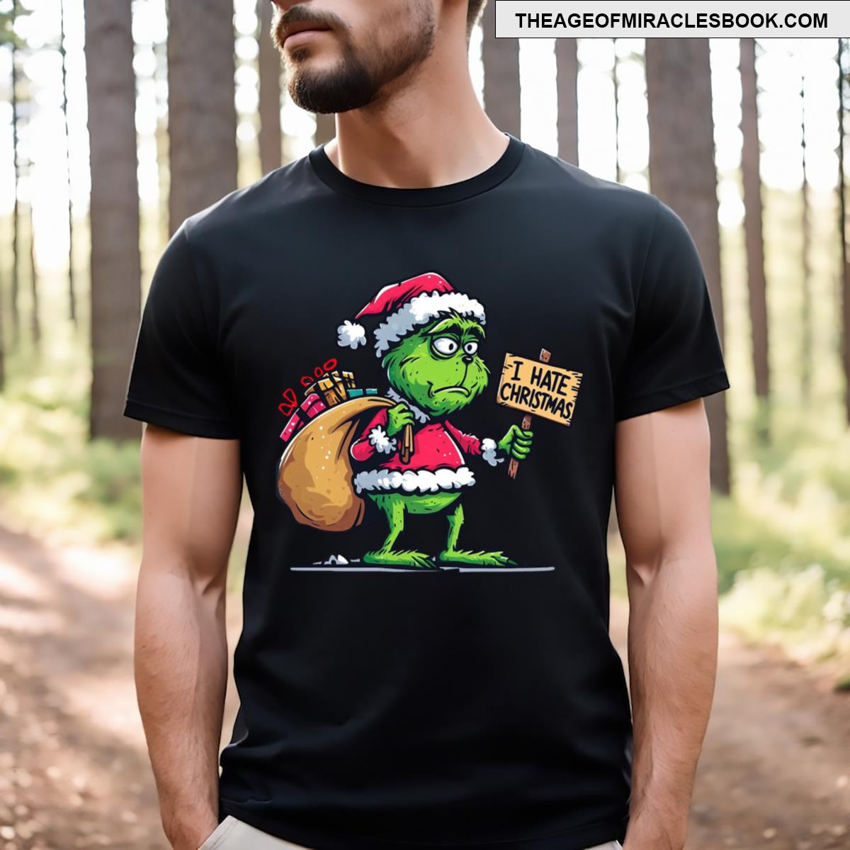 Christmas Grinch I Hate Christmas T-shirt