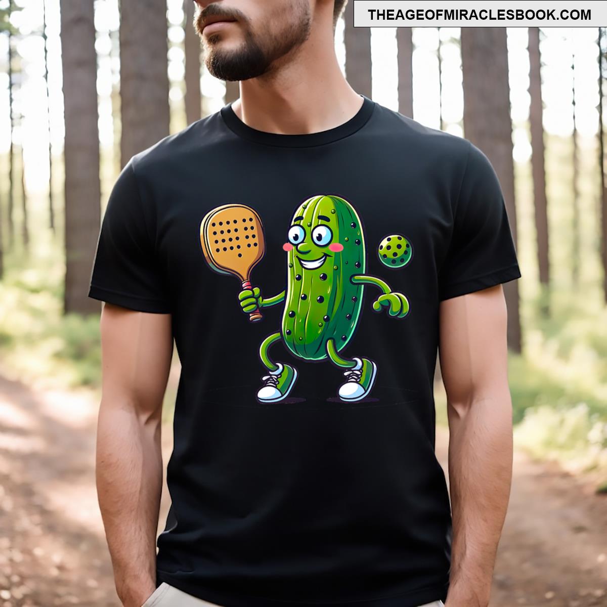 Pickleball Pickle Player Funny T-shirt