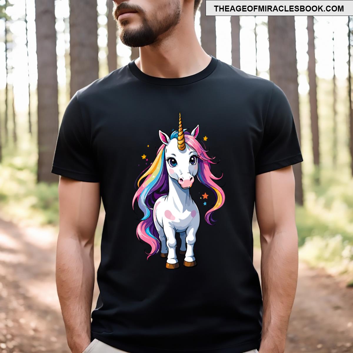 Rainbow Sparkle Unicorn T-shirt