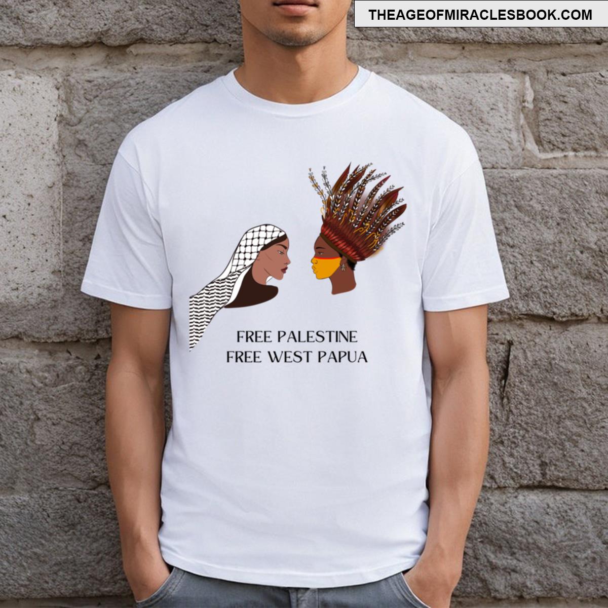 Free Palestine West Papua T-shirt